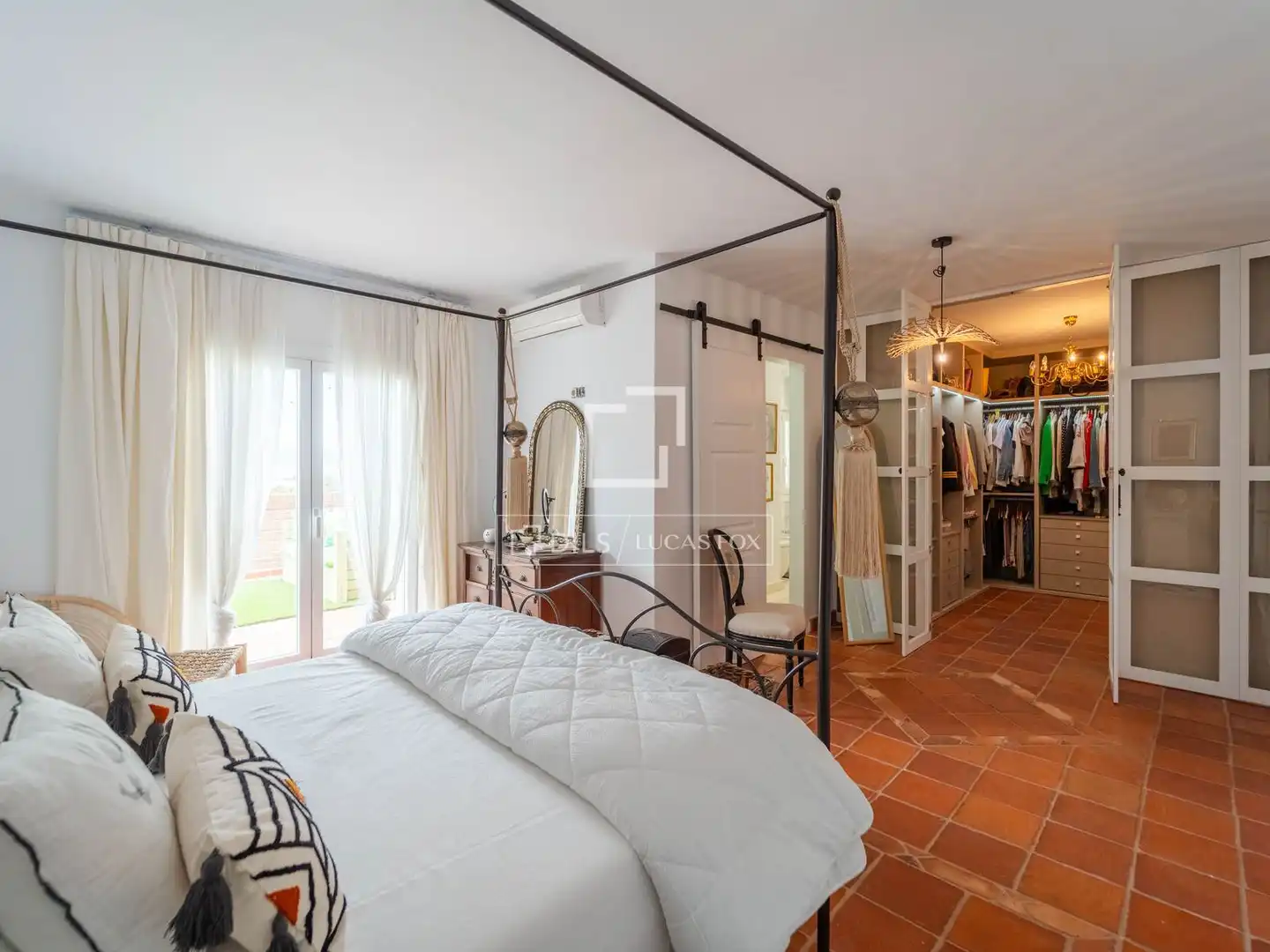 Bedroom of Houses for rent in L'Eliana  with Air Conditioner, Heating and Private garden