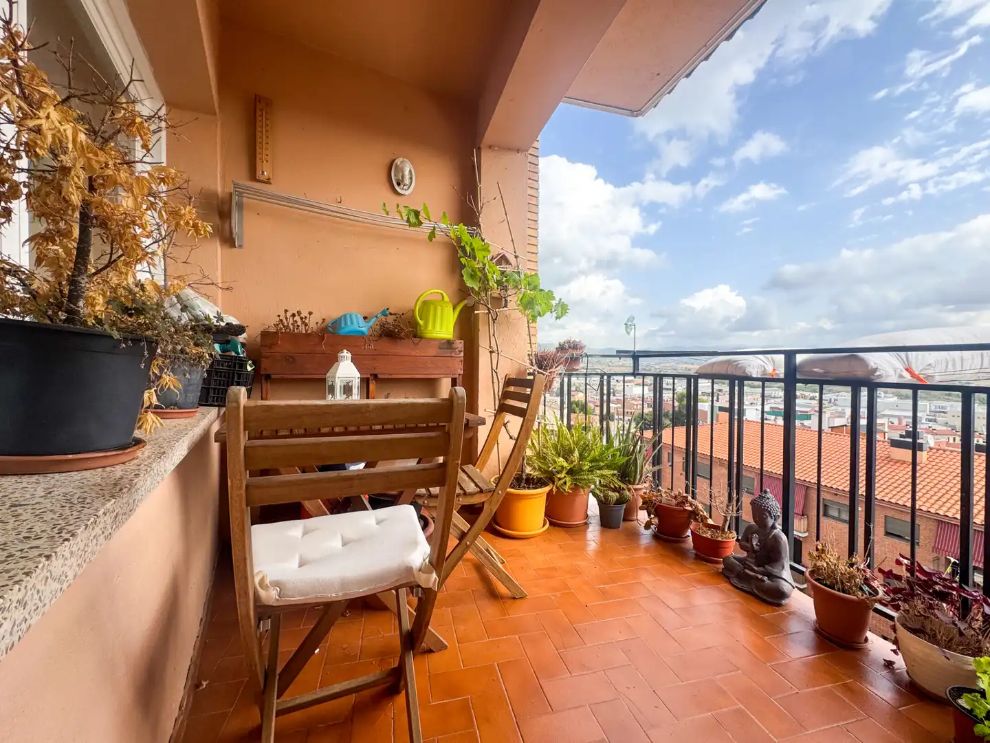 Balcony of Flat for sale in Sentmenat  with Air Conditioner, Heating and Parquet flooring