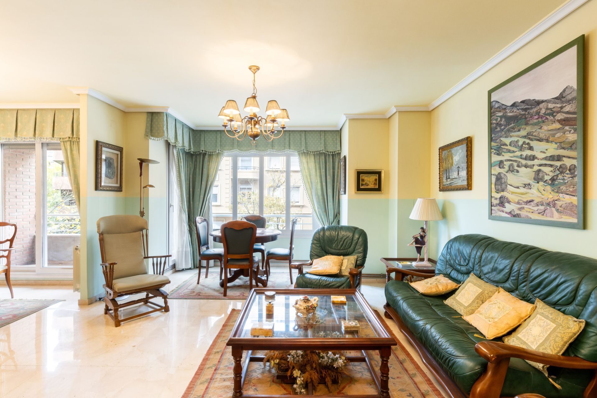 Sala d'estar de Pis en venda en  Valencia Capital amb Aire condicionat, Calefacció i Terrassa