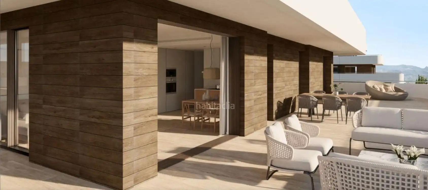 Terrassa de Apartament en venda en Moncofa amb Aire condicionat, Jardí privat i Terrassa