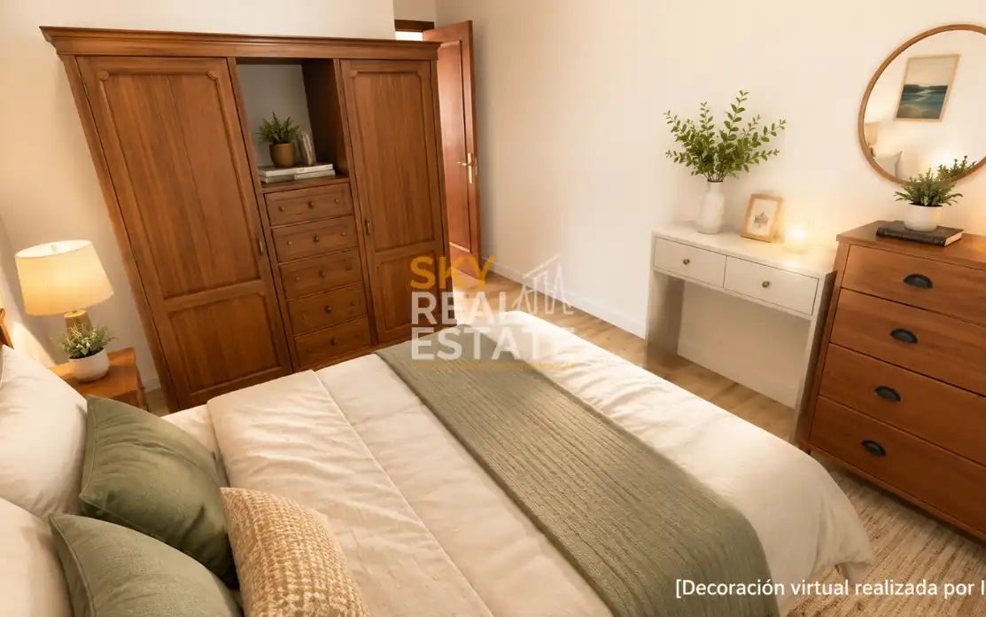 Bedroom of Flat for sale in Dénia  with Air Conditioner, Oven and Washing machine