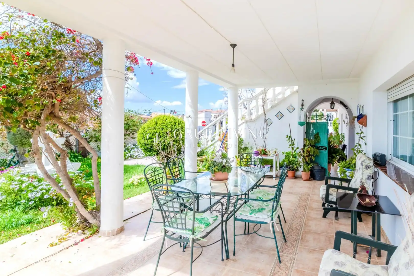 Terraza de Casa o chalet en venta en Vilanova i la Geltrú con Calefacción, Jardín privado y Terraza