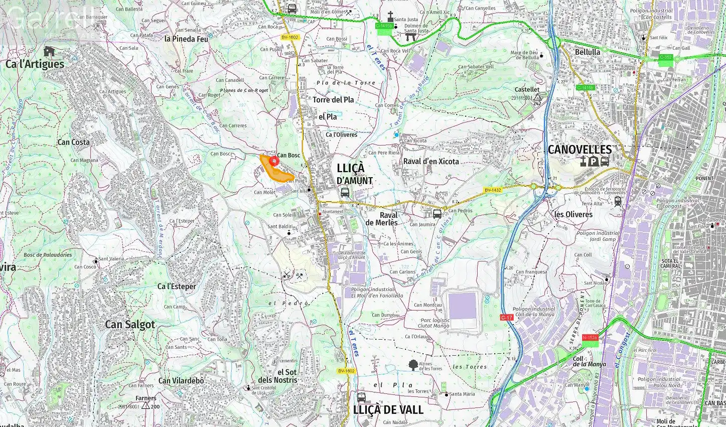 Lands and plots for sale in DS CAN BOSC Polígono  Parcela 
CAN BOSCH.  LLIÇA D'AMUNT (BARCELONA), imagen 5