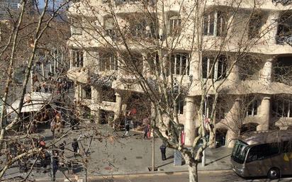 Vista exterior de Pis en venda en  Barcelona Capital amb Aire condicionat i Terrassa