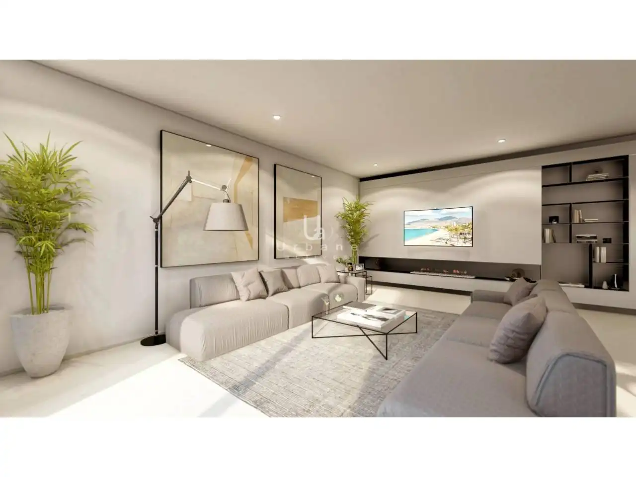 Sala de estar de Casa o chalet en venta en Altea con Aire acondicionado, Jardín privado y Terraza