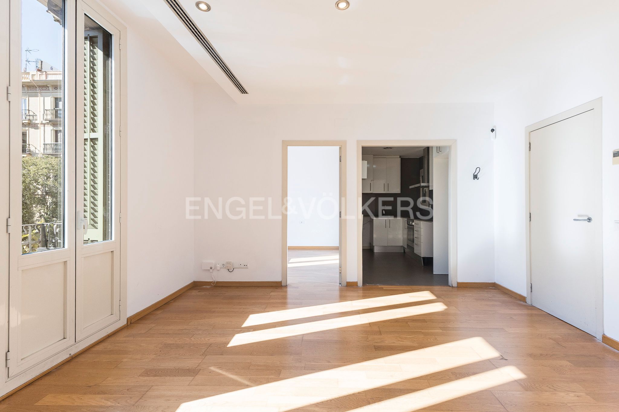 Sala d'estar de Apartament en venda en  Barcelona Capital amb Aire condicionat, Calefacció i Balcó