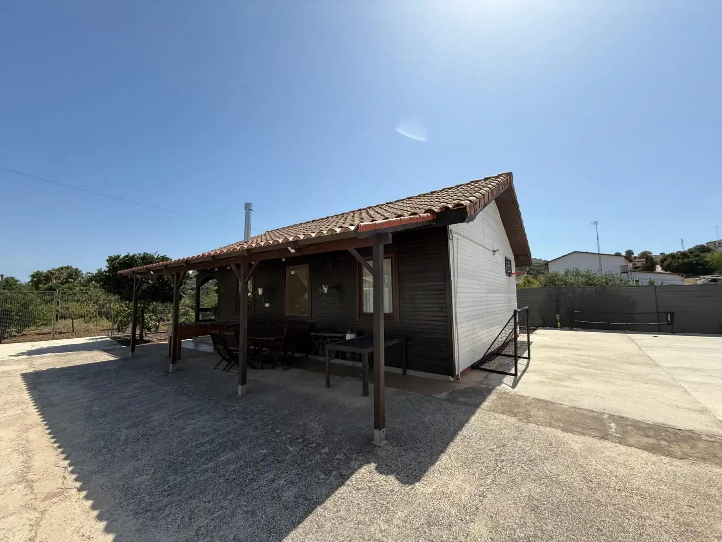 Vista exterior de Finca rústica en venda en Estepona amb Aire condicionat, Jardí privat i Piscina