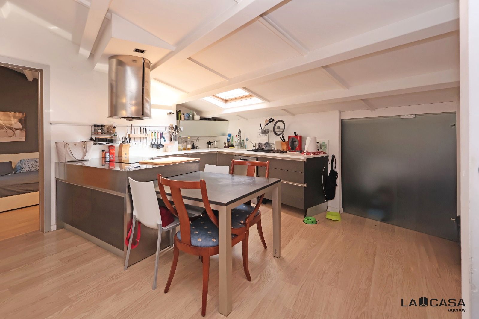 Kitchen of Flat for sale in  Barcelona Capital  with Heating and Terrace