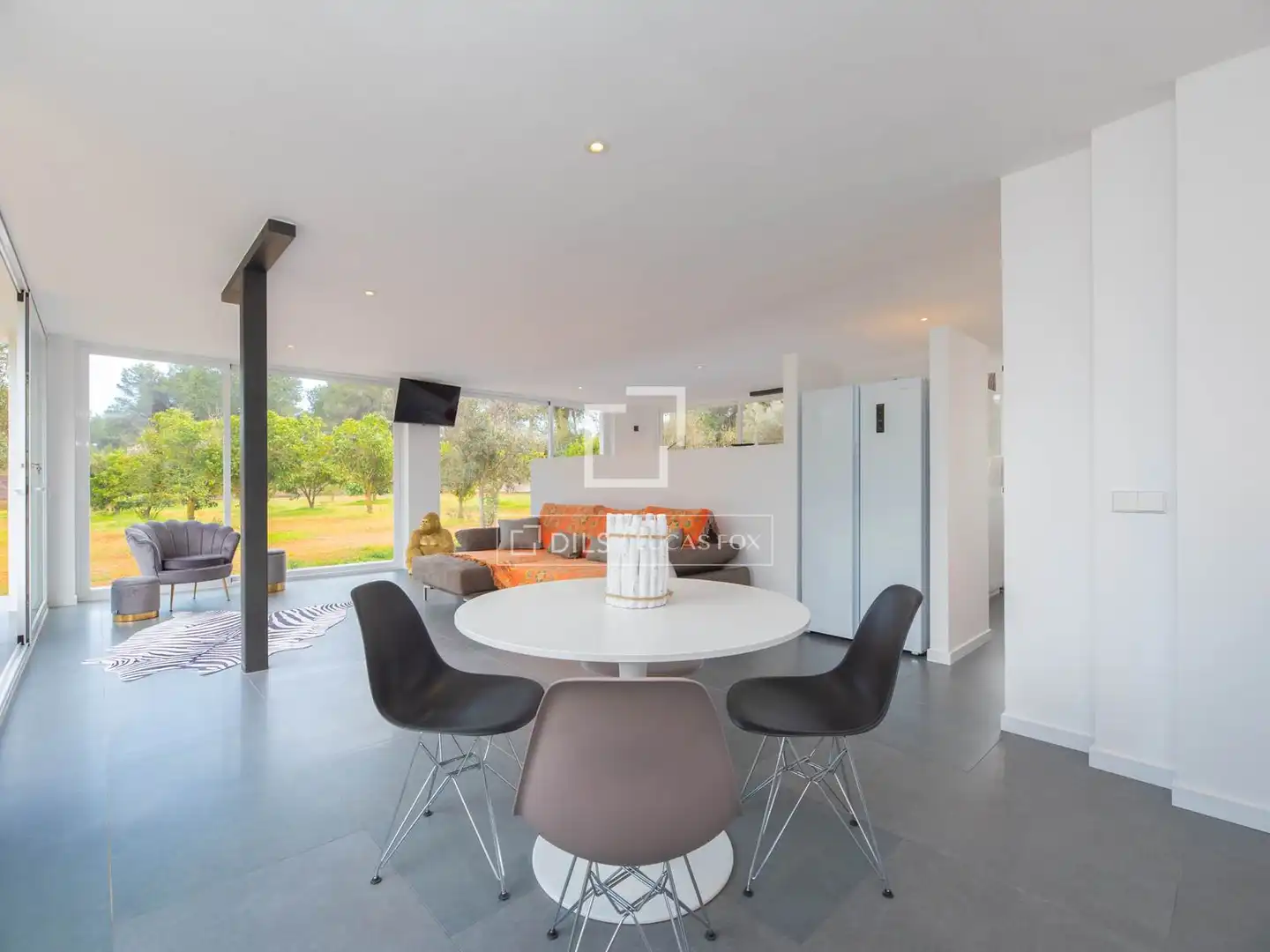 Dining room of Houses for sale in Santa Eulària des Riu  with Air Conditioner, Heating and Terrace