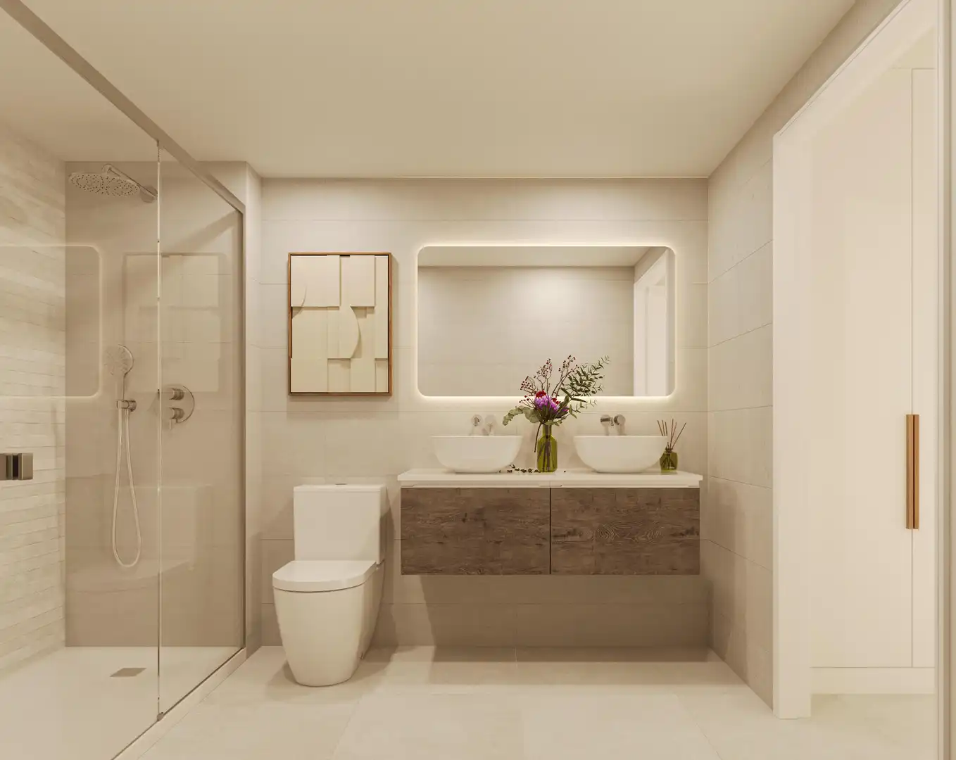Baño de Piso en venta en Cubelles con Aire acondicionado, Calefacción y Jardín privado