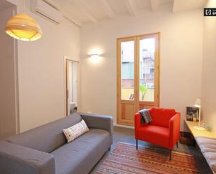 Sala d'estar de Apartament per a compartir en  Barcelona Capital amb Aire condicionat i Terrassa