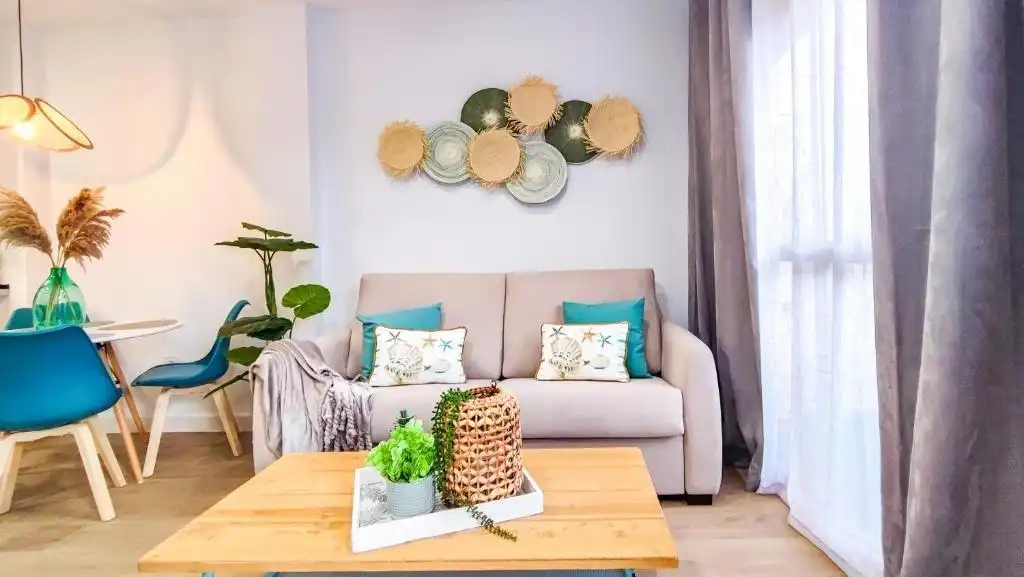 Living room of Apartments for sale in Marbella  with Air Conditioner, Heating and Private garden