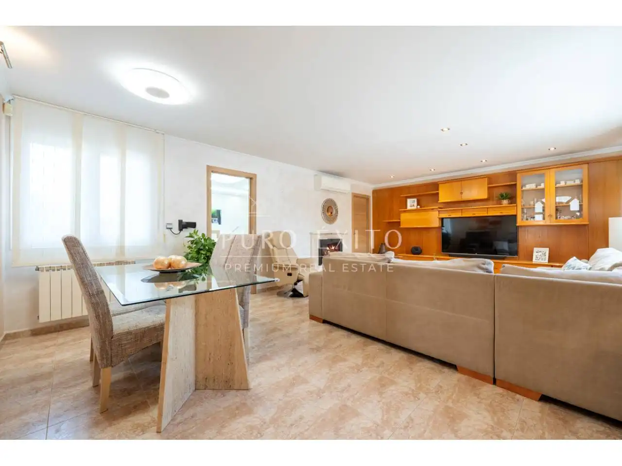 Vista exterior de Casa o chalet en venta en El Pla de Santa Maria con Aire acondicionado, Jardín privado y Terraza