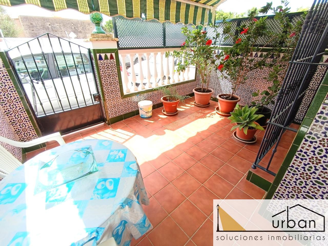 Garden of Single-family semi-detached for sale in Chipiona  with Air Conditioner, Furnished and Balcony