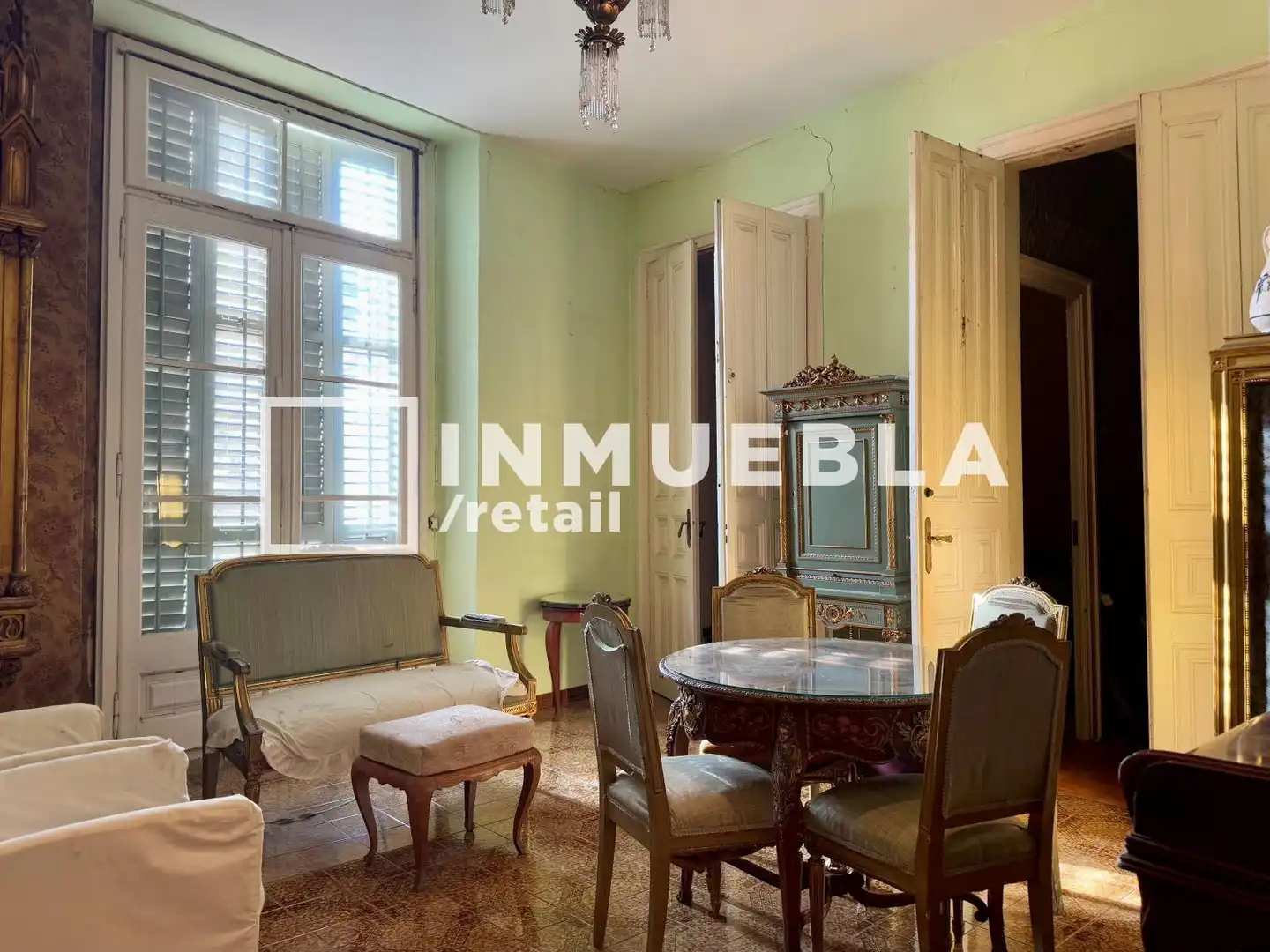 Wohnzimmer von Wohnung zum Verkauf in Barcelona mit Heizung, Terrasse und Balkon