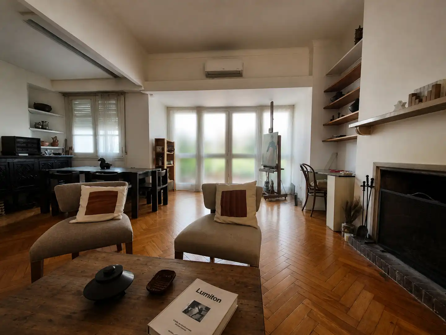 Sala de estar de Piso en venta en Palafolls con Aire acondicionado, Calefacción y Horno