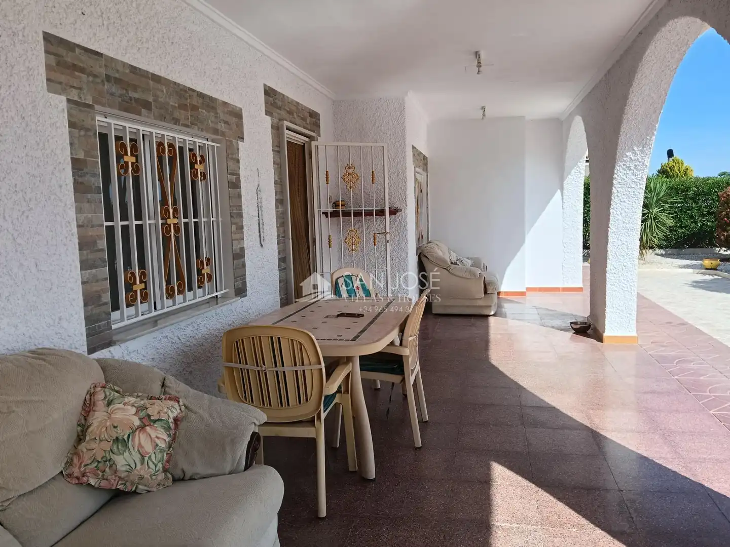 Terraza de Casa o chalet en venta en Aspe con Aire acondicionado, Calefacción y Jardín privado