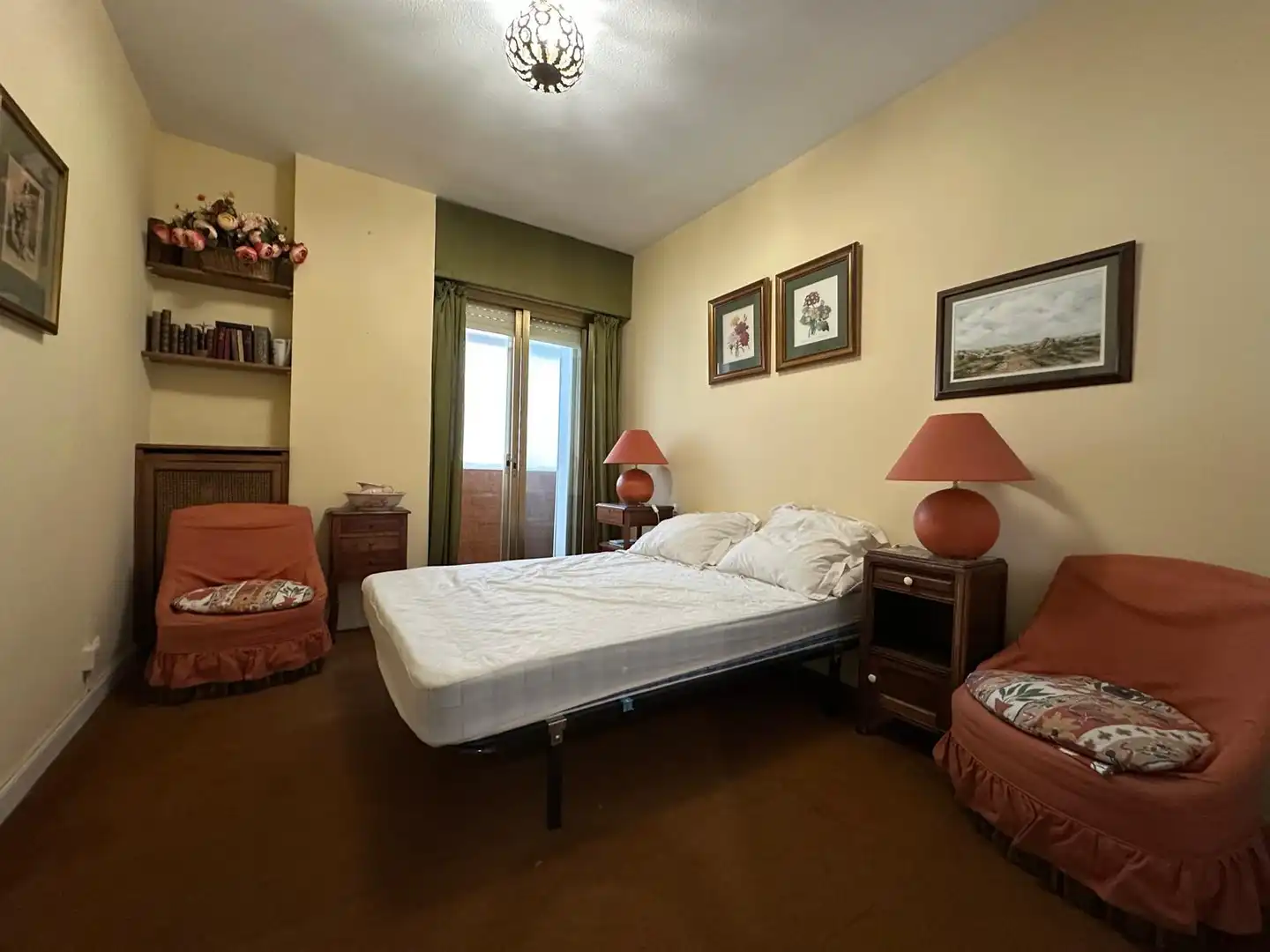 Bedroom of Flat for sale in Madrid  with Parquet flooring, Terrace and Storage room