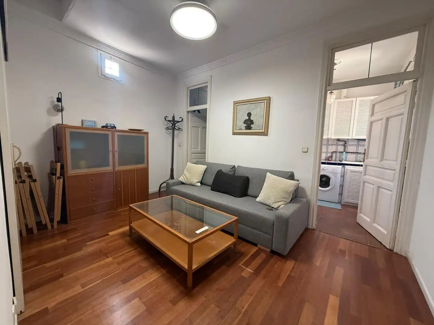 Sala de estar de Piso de alquiler en Madrid con Aire acondicionado y Amueblado