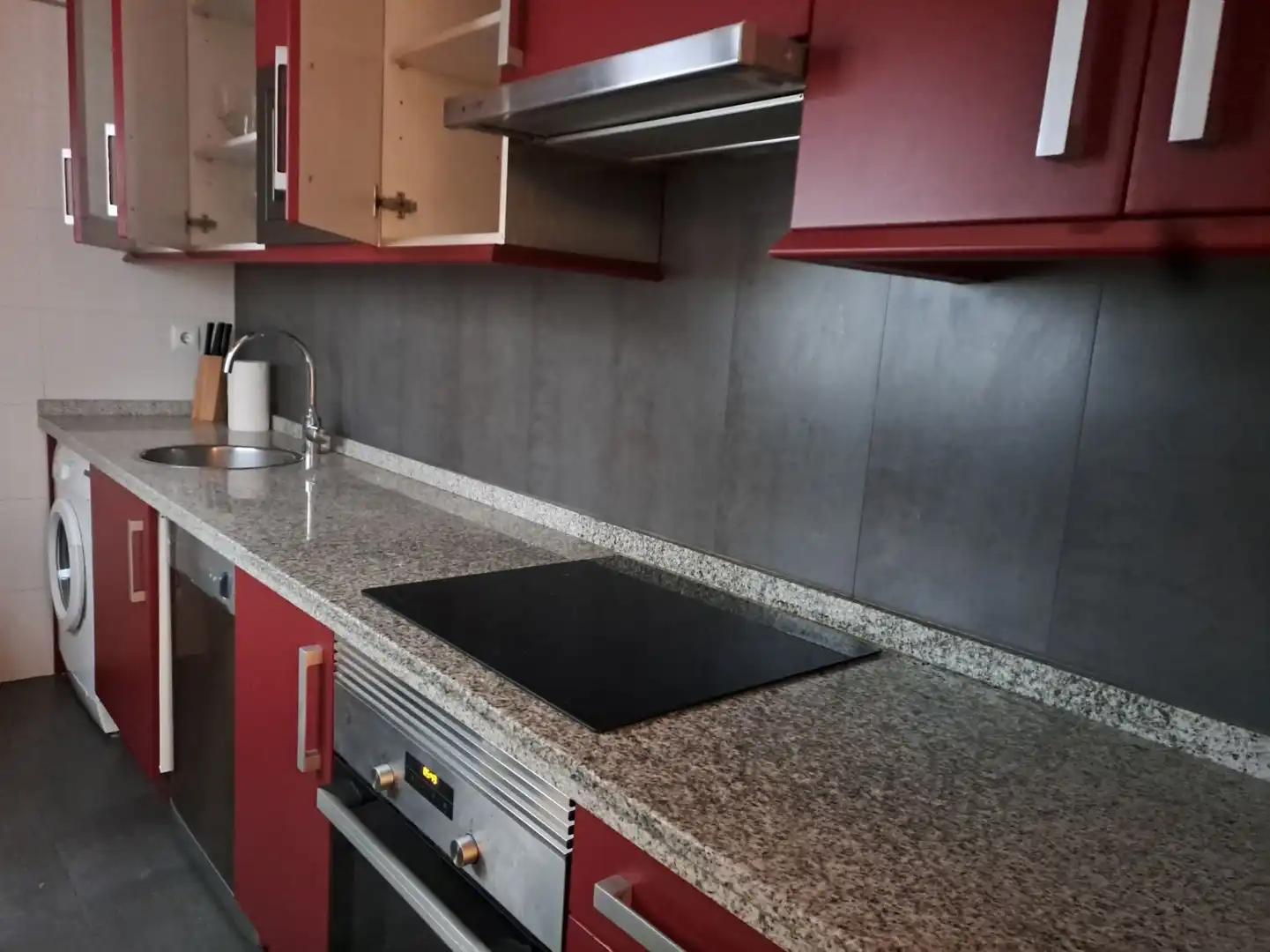Küche von Wohnung zur Miete in Oviedo  mit Möbliert und Balkon