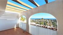 Exterior view of Single-family semi-detached for sale in Calpe / Calp  with Air Conditioner, Private garden and Terrace