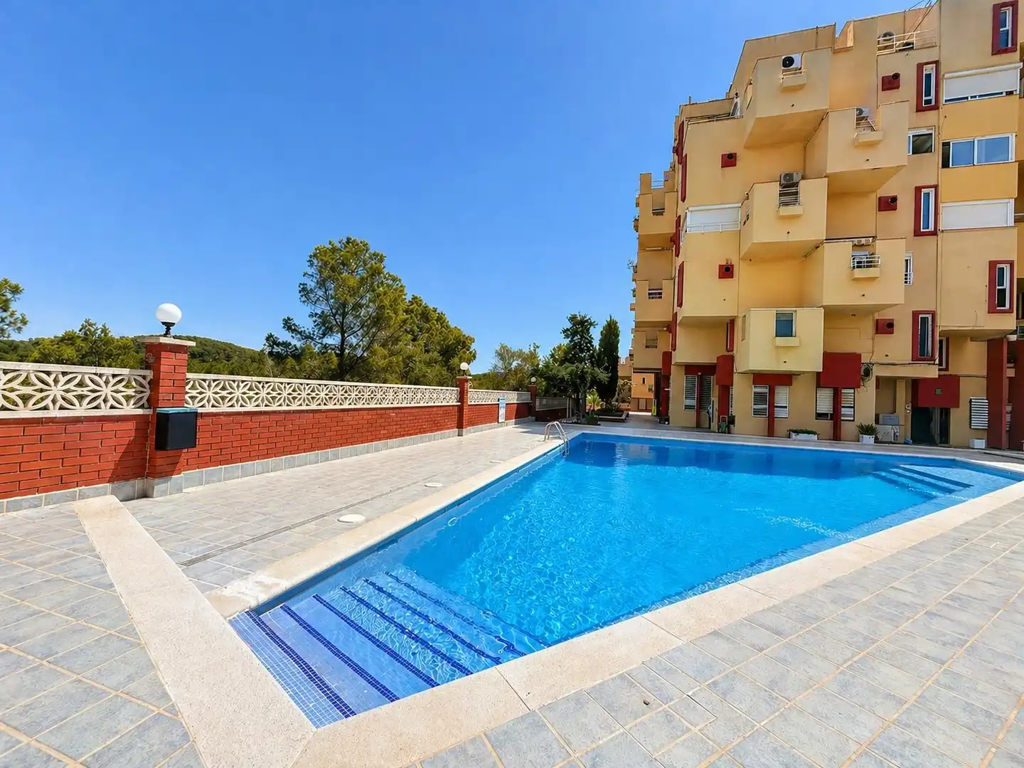 Swimming pool of Flat for sale in Sant Pere de Ribes  with Air Conditioner, Heating and Private garden