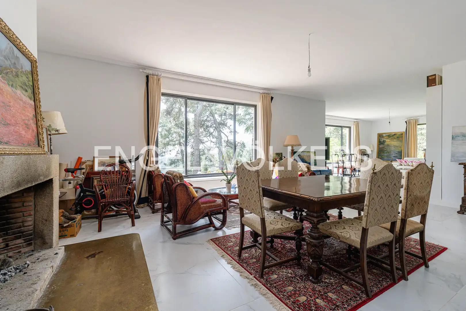 Dining room of Houses for sale in San Lorenzo de El Escorial  with Heating, Private garden and Terrace