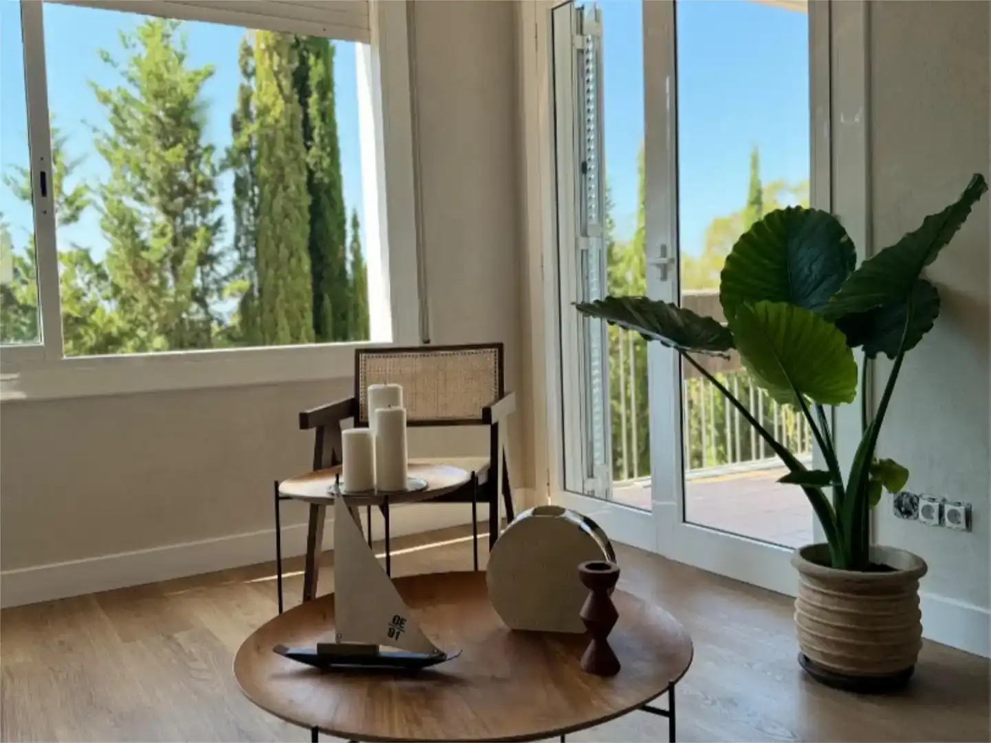 Wohnzimmer von Wohnung zur Miete in Palafrugell