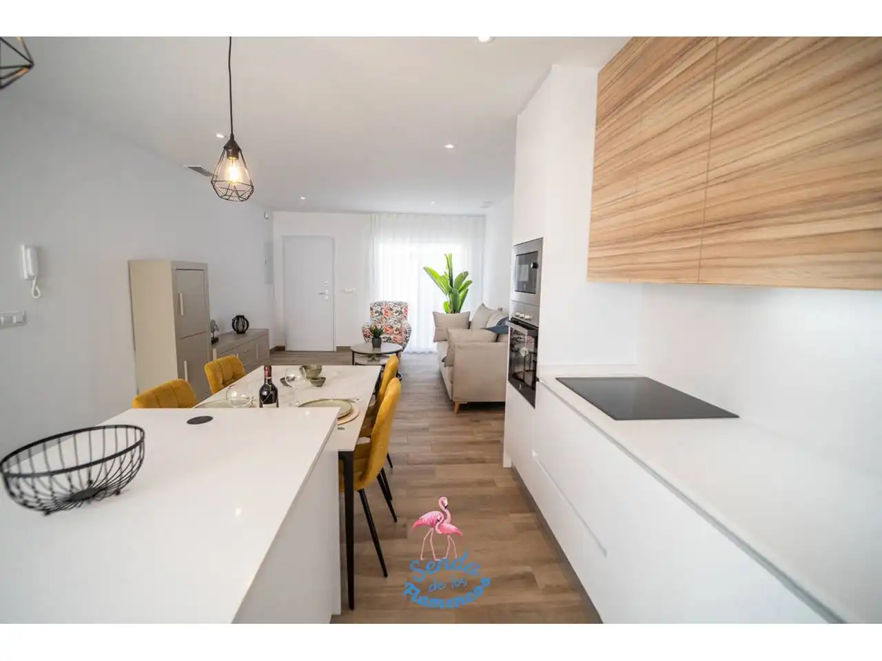 Küche von Wohnung zum Verkauf in San Javier mit Klimaanlage, Terrasse und Schwimmbad