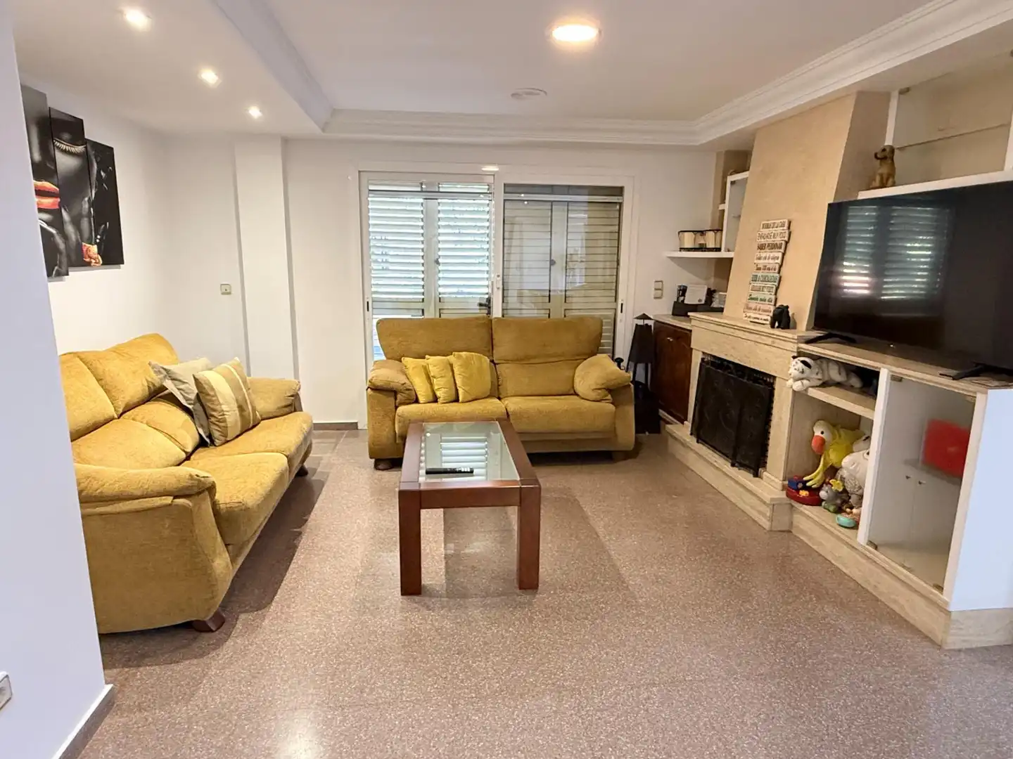 Sala de estar de Casa o chalet en venta en Alicante / Alacant con Jardín privado y Piscina comunitaria