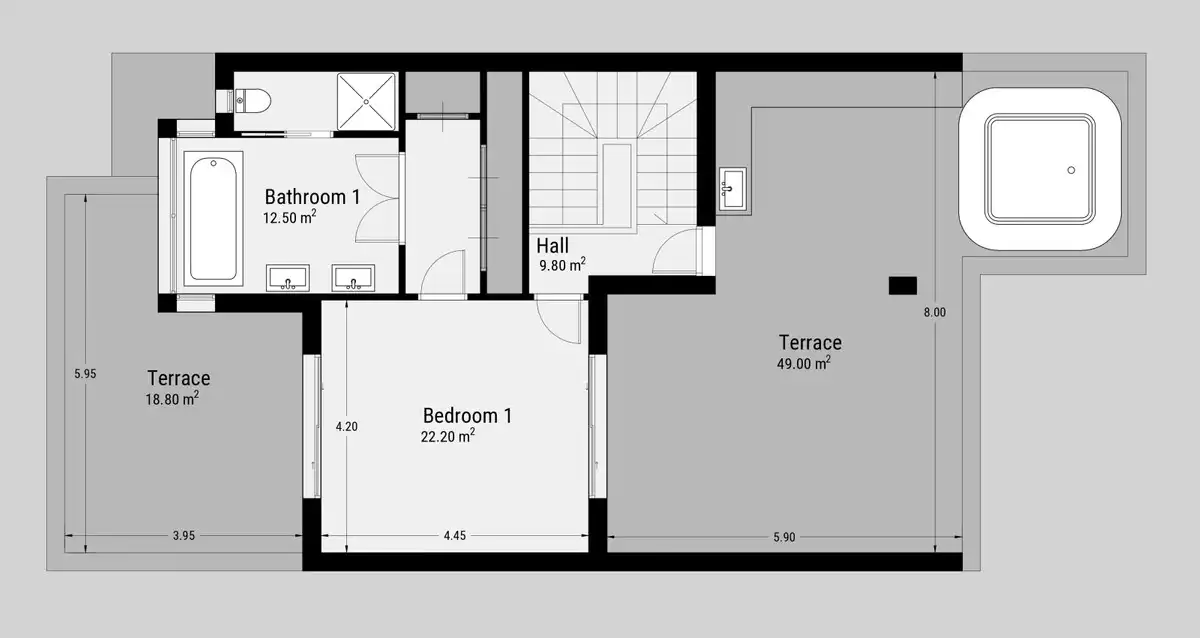 Penthouse with pool for sale in Selwo, imagen 2