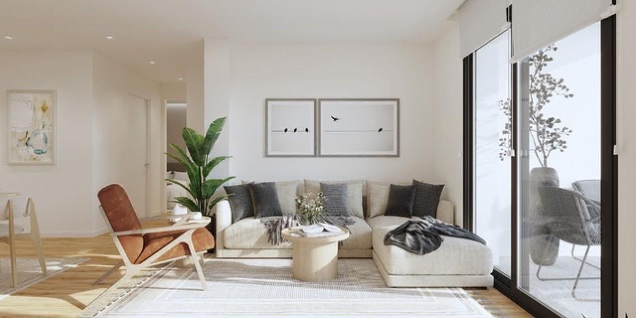 Living room of Apartment for sale in Vigo   with Heating, Terrace and Storage room