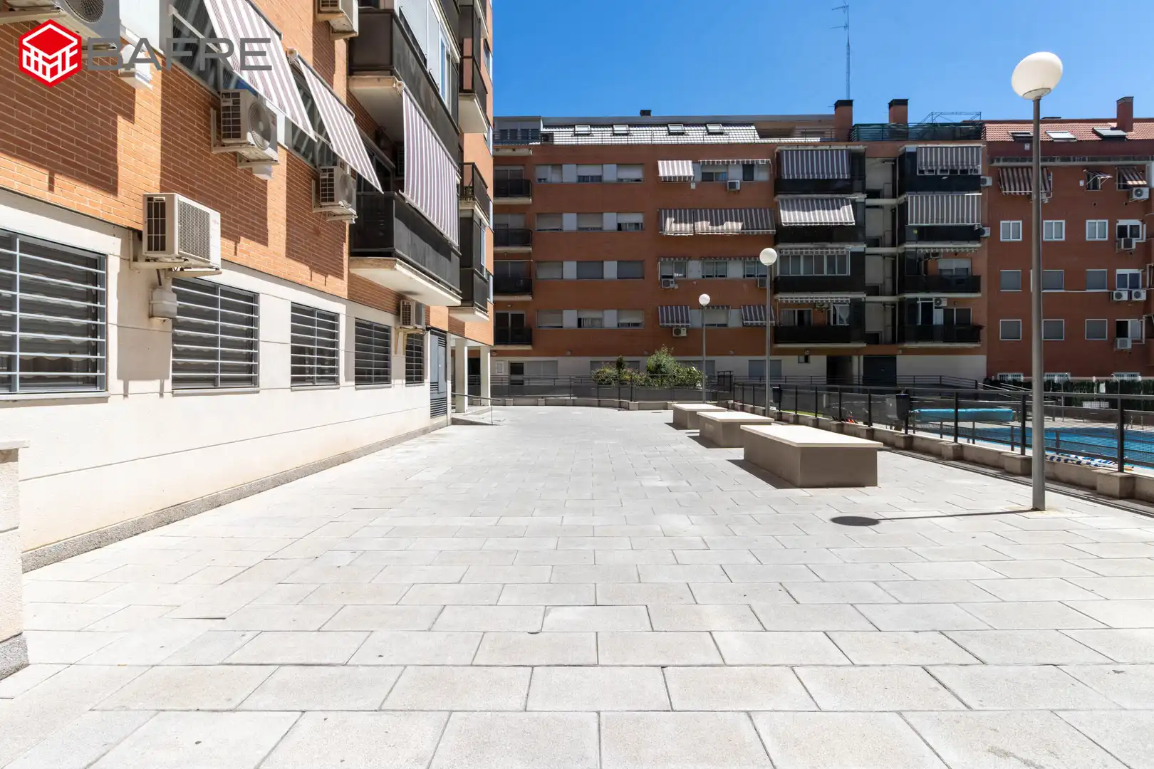 Exterior view of Flat for sale in Madrid  with Heating, Private garden and Storage room