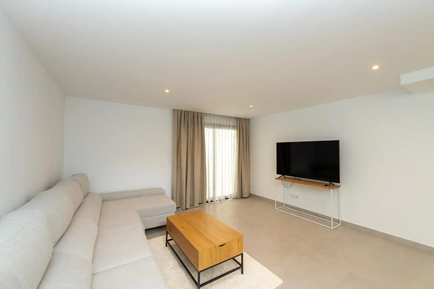 Wohnzimmer von Haus oder Chalet zur Miete in El Campello mit Klimaanlage, Privatgarten und Terrasse