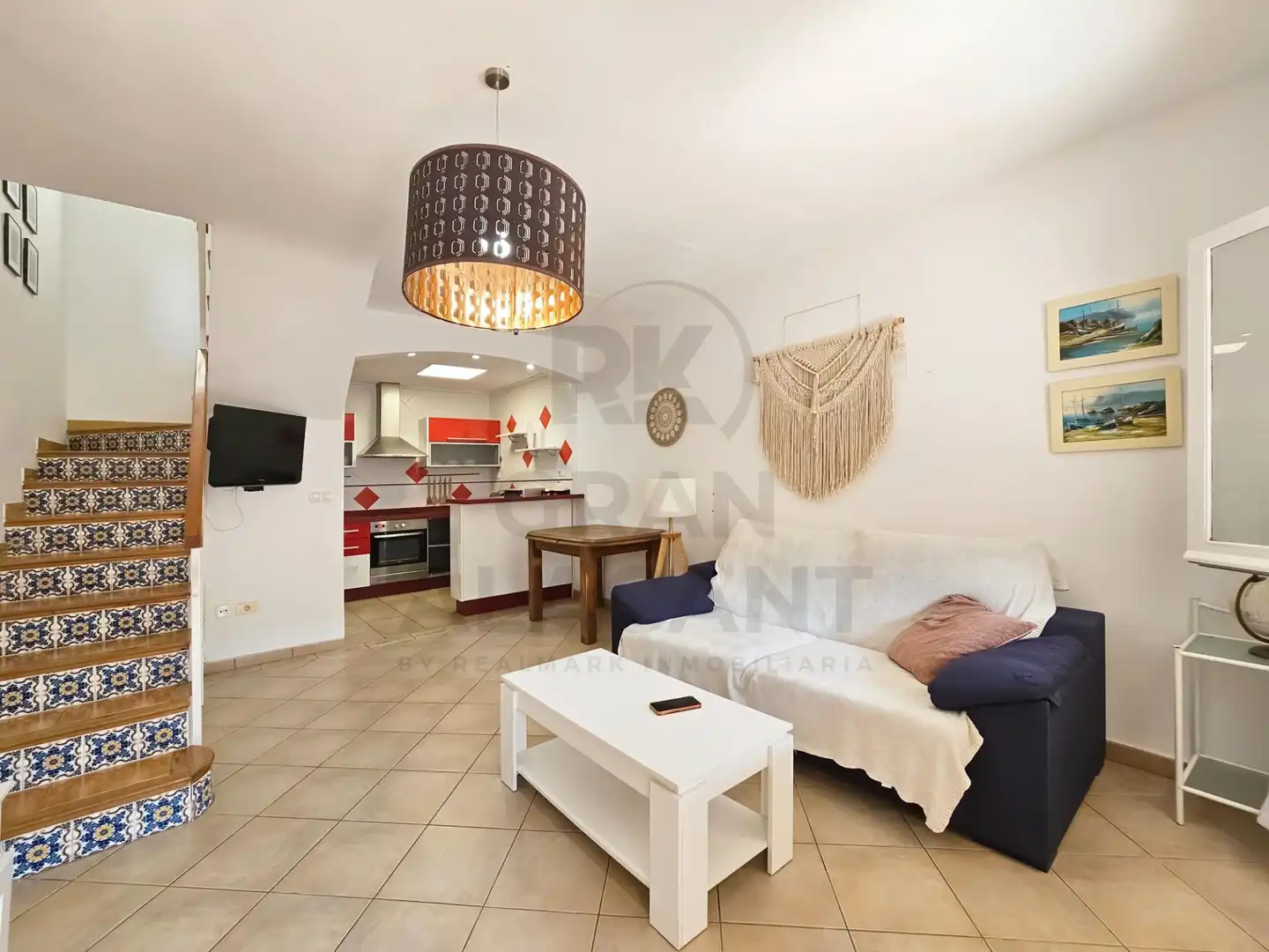Sala de estar de Casa o chalet en venta en Santa Pola con Aire acondicionado, Terraza y Trastero