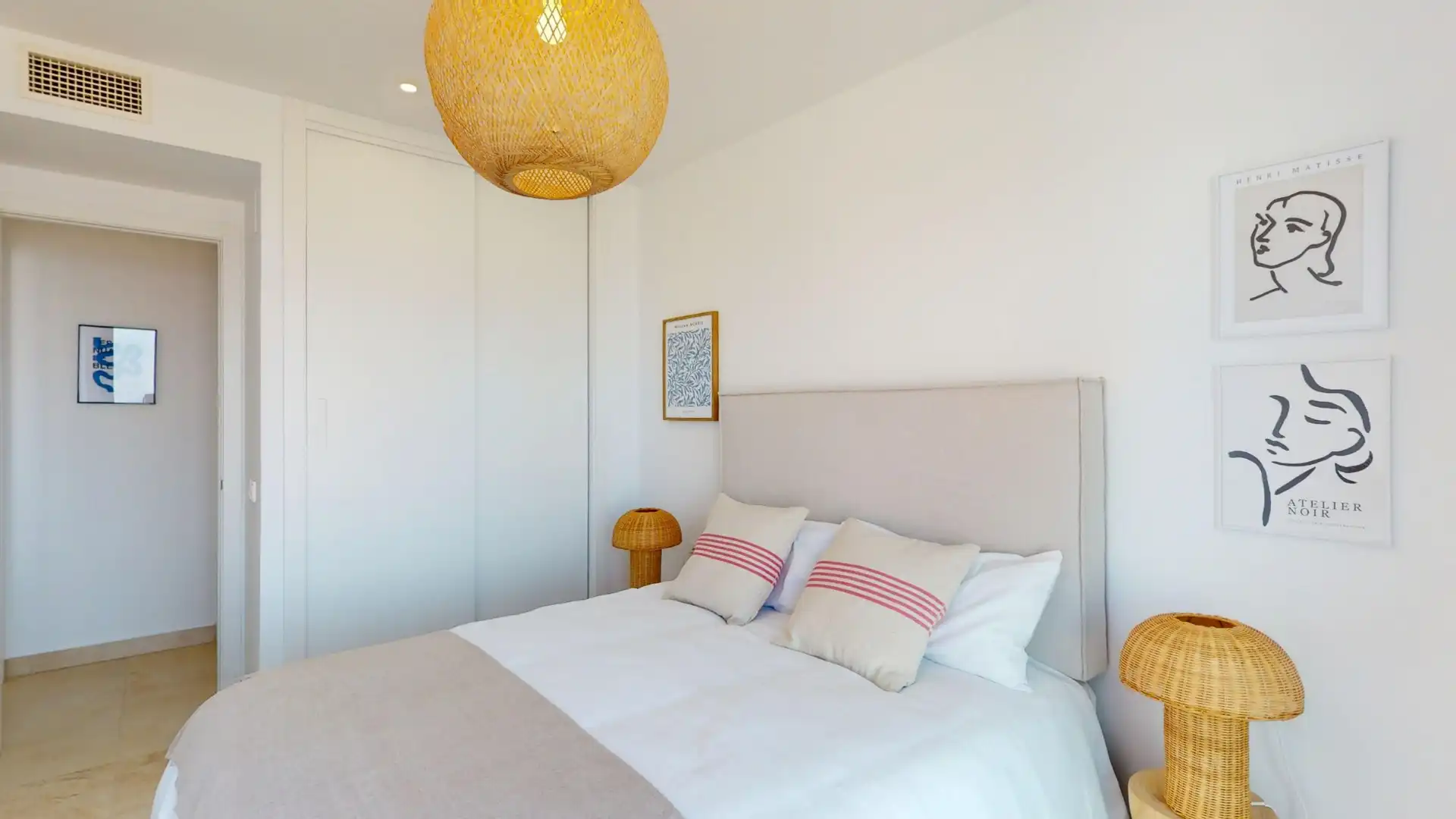 Schlafzimmer von Dachboden zum Verkauf in Águilas mit Klimaanlage, Terrasse und Abstellraum