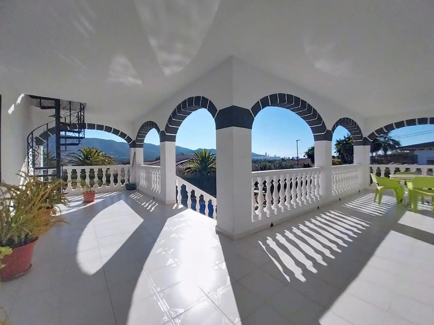 Terrace of Houses for sale in L'Alfàs del Pi  with Air Conditioner, Heating and Private garden