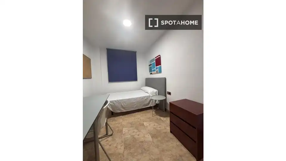Bedroom of Flat for rent in Moncada  with Air Conditioner, Heating and Furnished