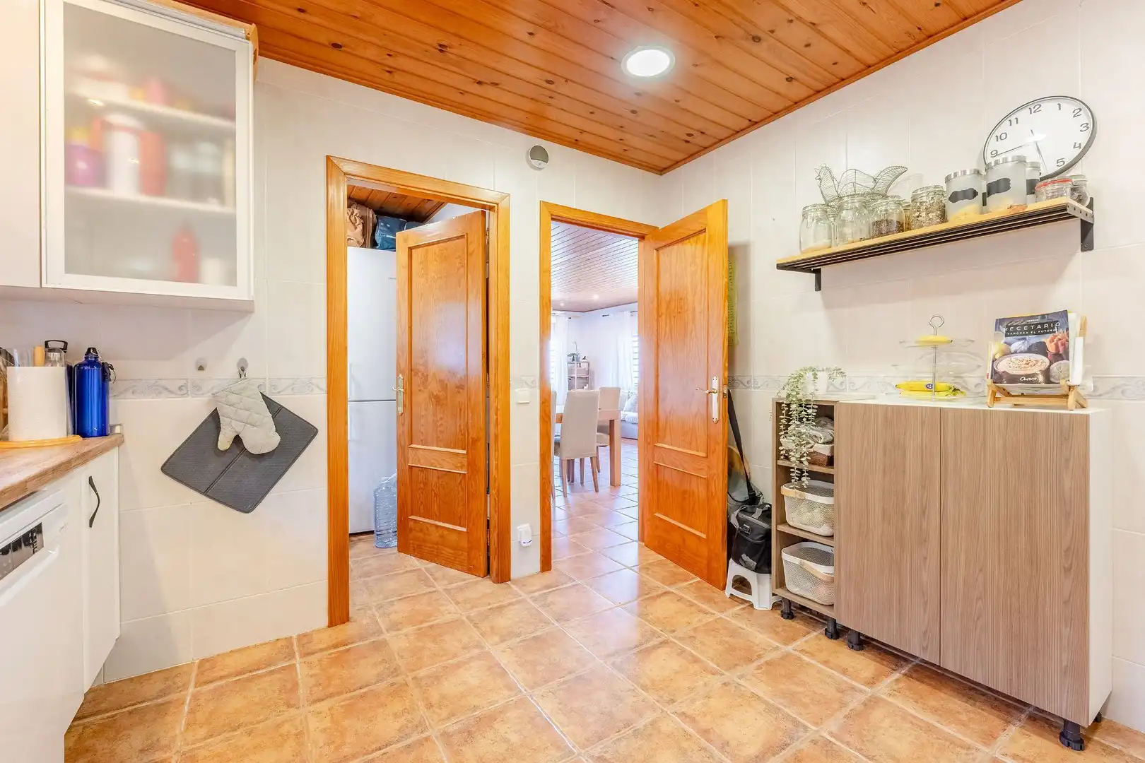 Kitchen of Houses for sale in Sant Cebrià de Vallalta  with Heating, Private garden and Storage room