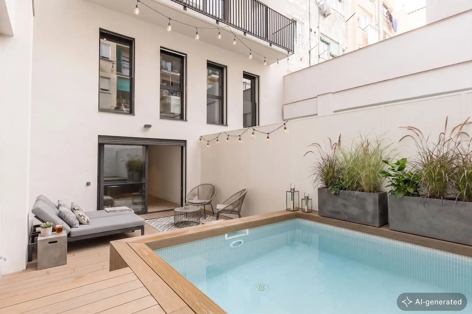 Terrassa de Apartament en venda en Barcelona amb Aire condicionat, Calefacció i Jardí privat