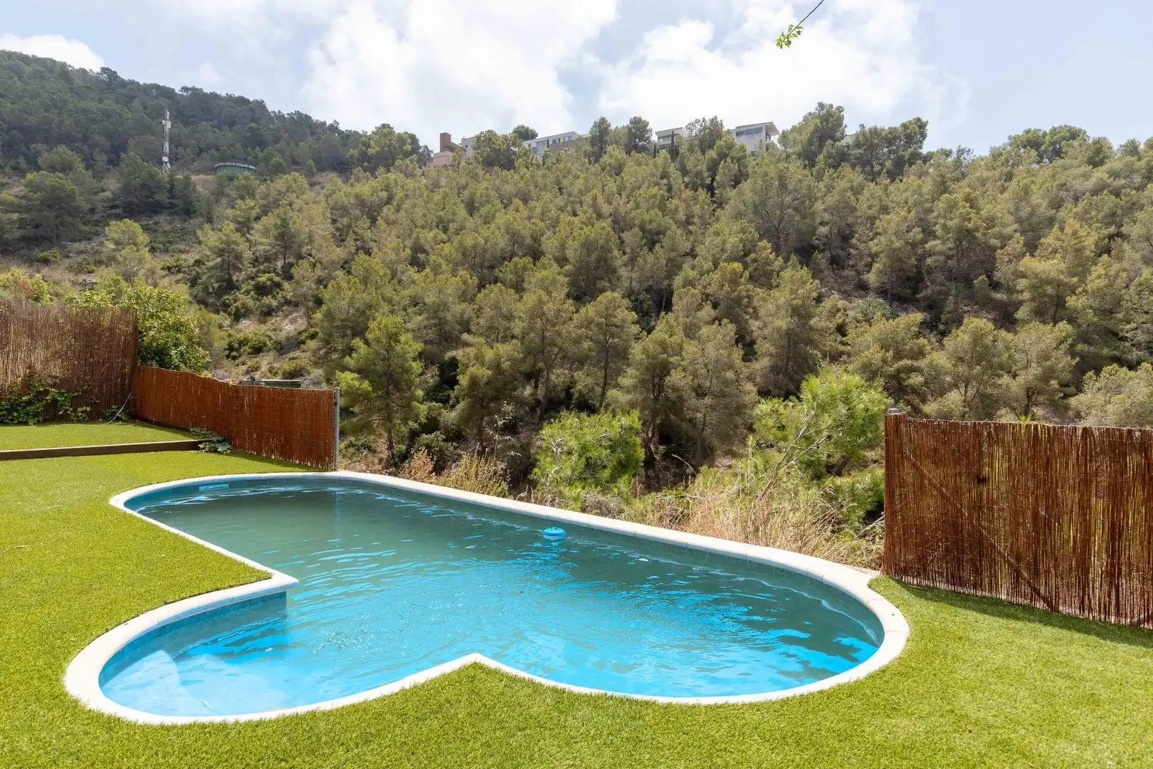 Swimming pool of Houses for sale in Sitges  with Air Conditioner, Heating and Parquet flooring