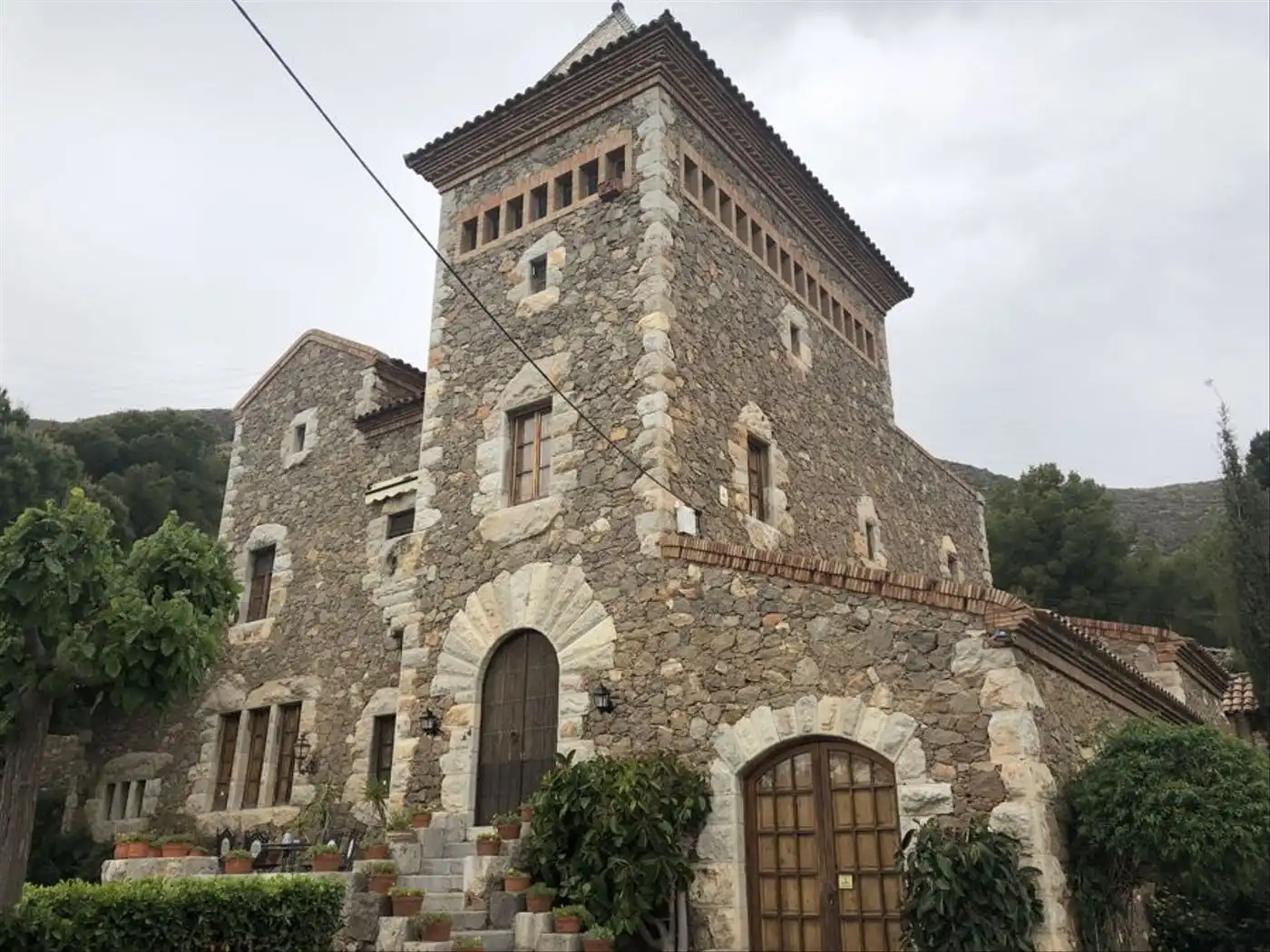 Exterior view of Country homes for sale in Castelldefels  with Heating, Storage room and Swimming Pool