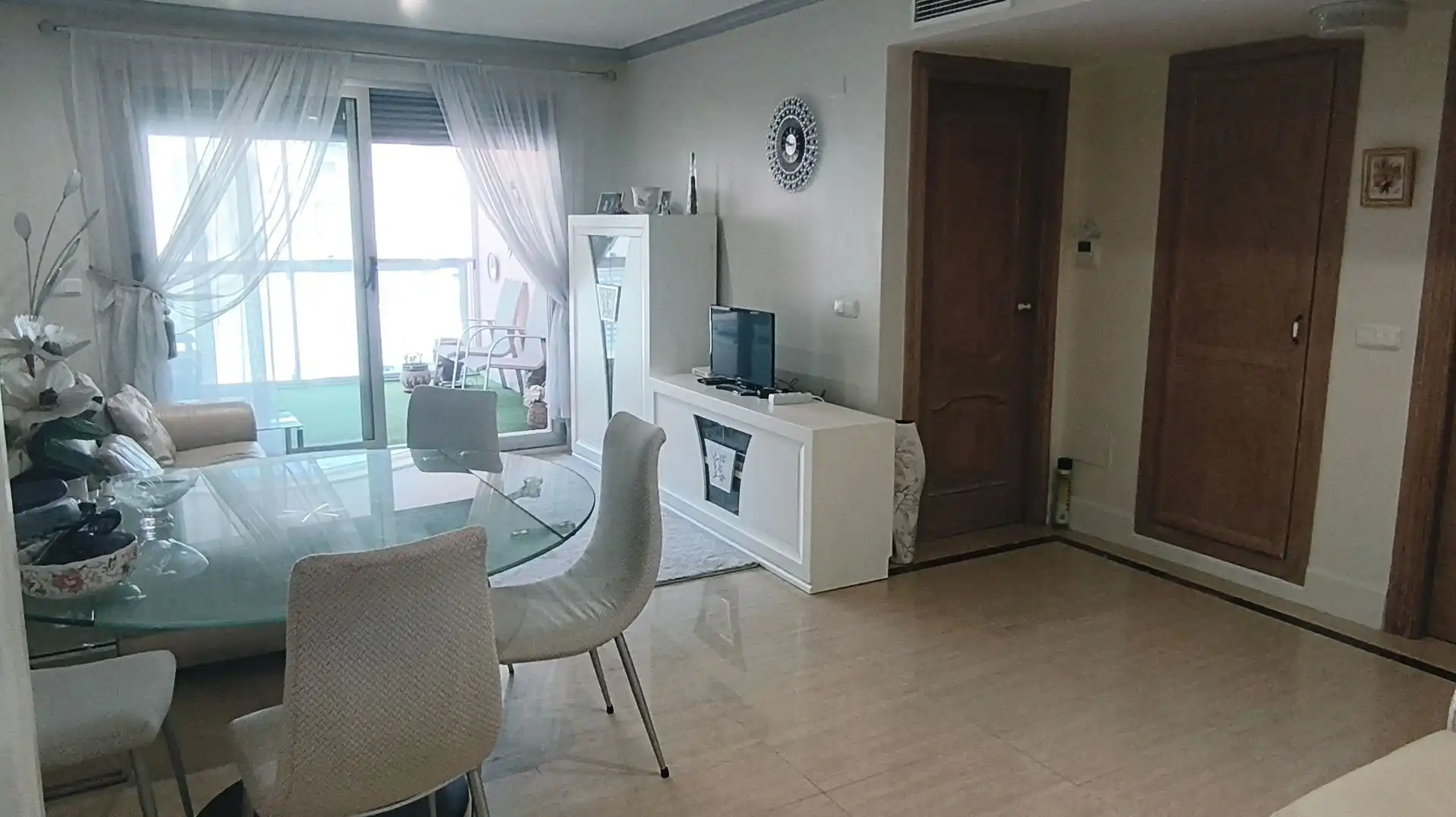 Sala de estar de Apartamento en venta en Garrucha con Aire acondicionado, Calefacción y Terraza