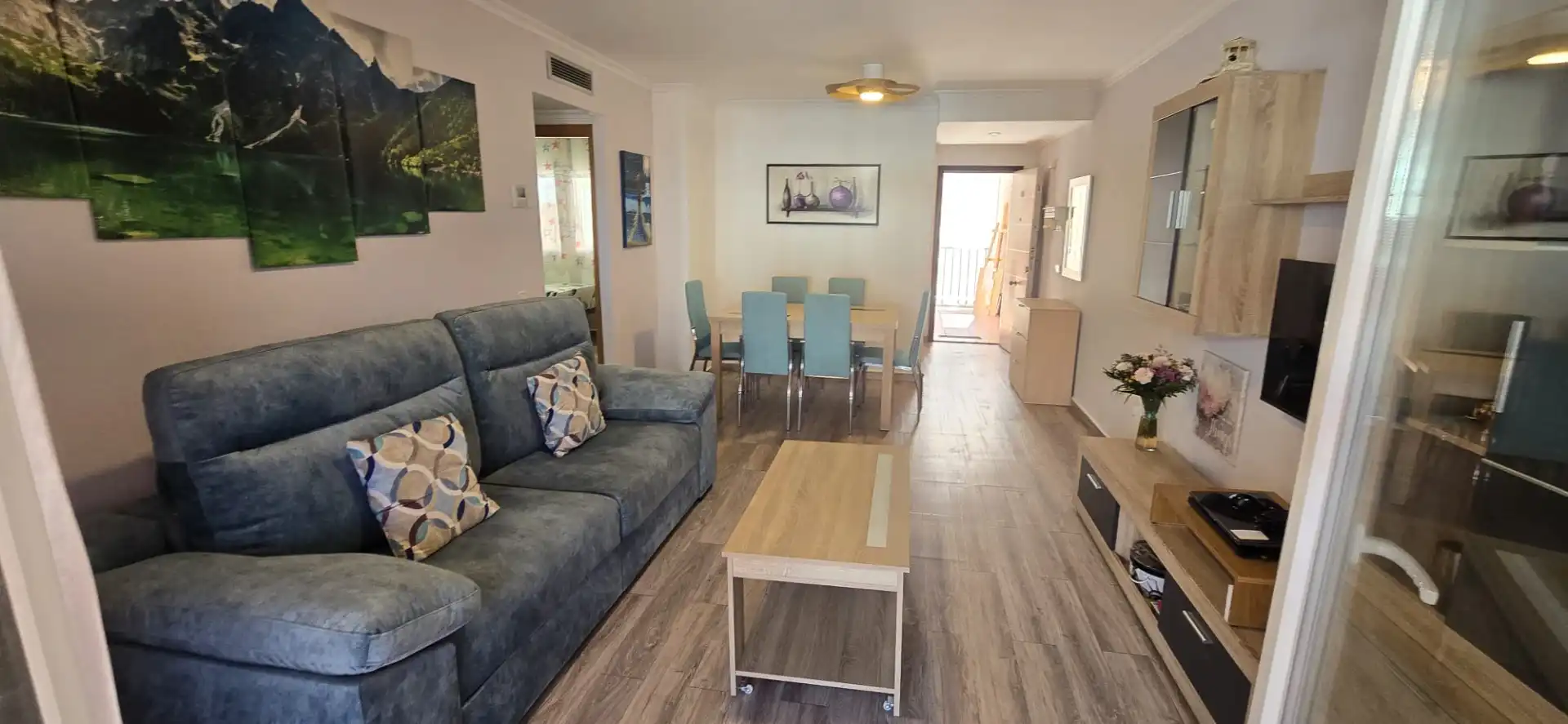 Sala de estar de Apartamento en venta en Dénia con Aire acondicionado, Calefacción y Terraza