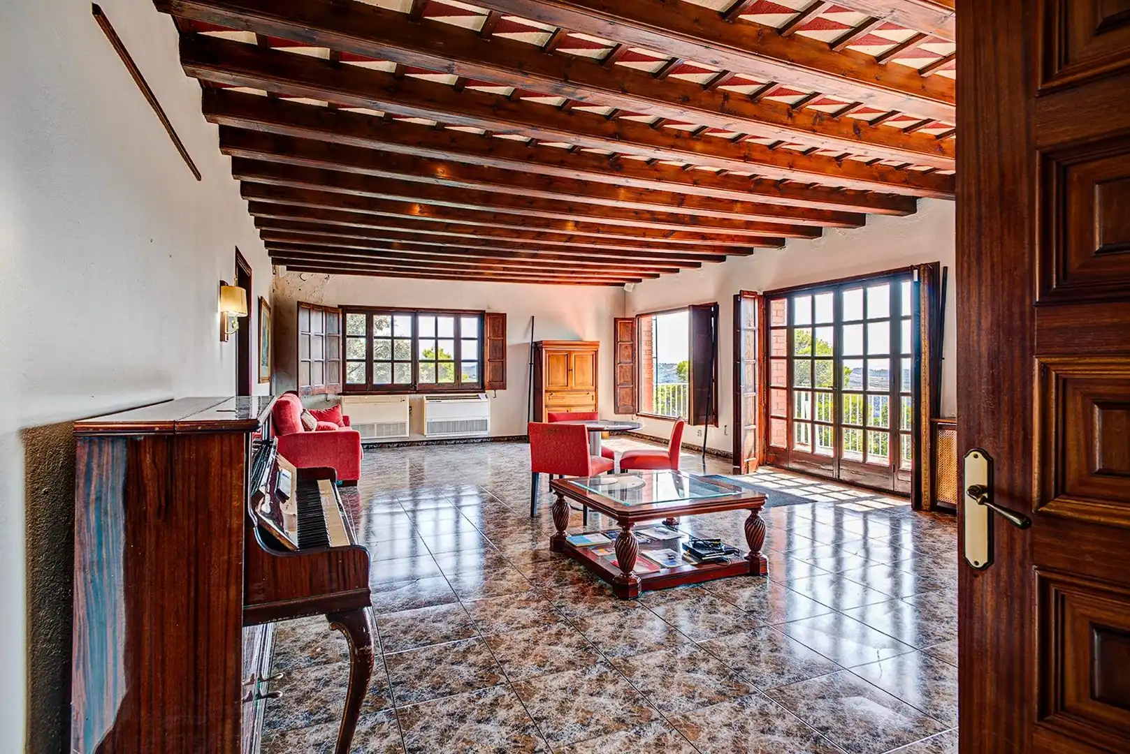Living room of Houses for sale in Cabrera d'Anoia  with Heating, Private garden and Terrace