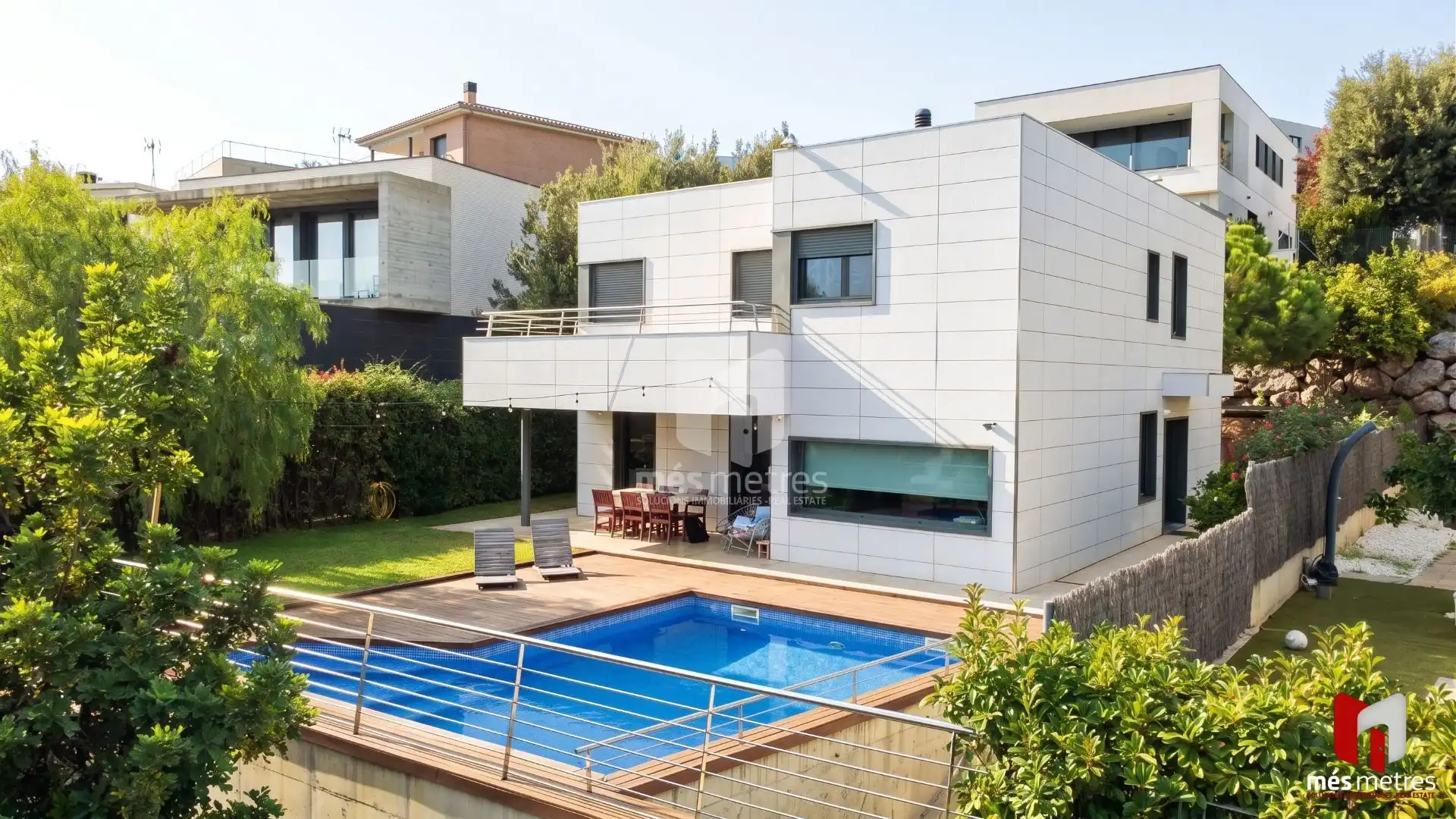 Vista exterior de Casa o xalet en venda en Teià amb Aire condicionat, Calefacció i Jardí privat