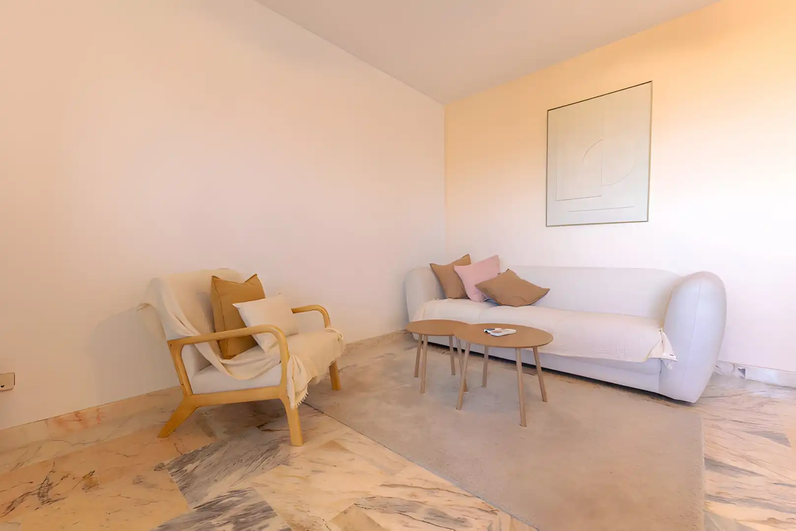 Sala d'estar de Apartament en venda en Mijas amb Aire condicionat, Calefacció i Terrassa