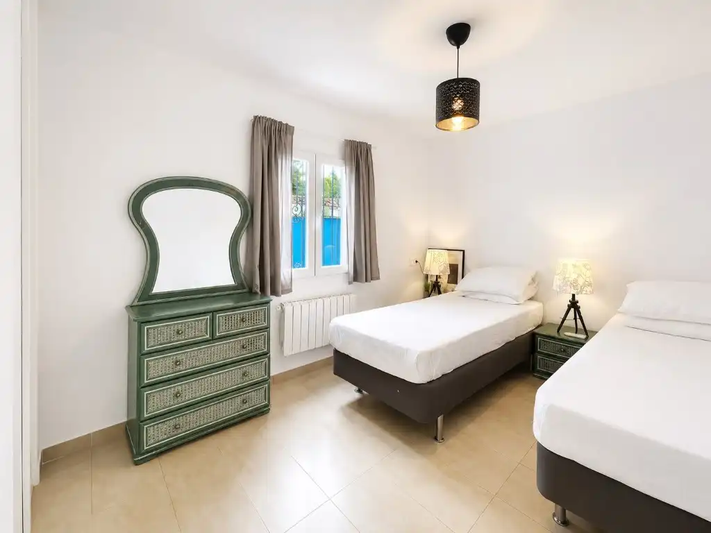 Dormitori de Casa o xalet de lloguer en Calvià amb Aire condicionat, Jardí privat i Terrassa