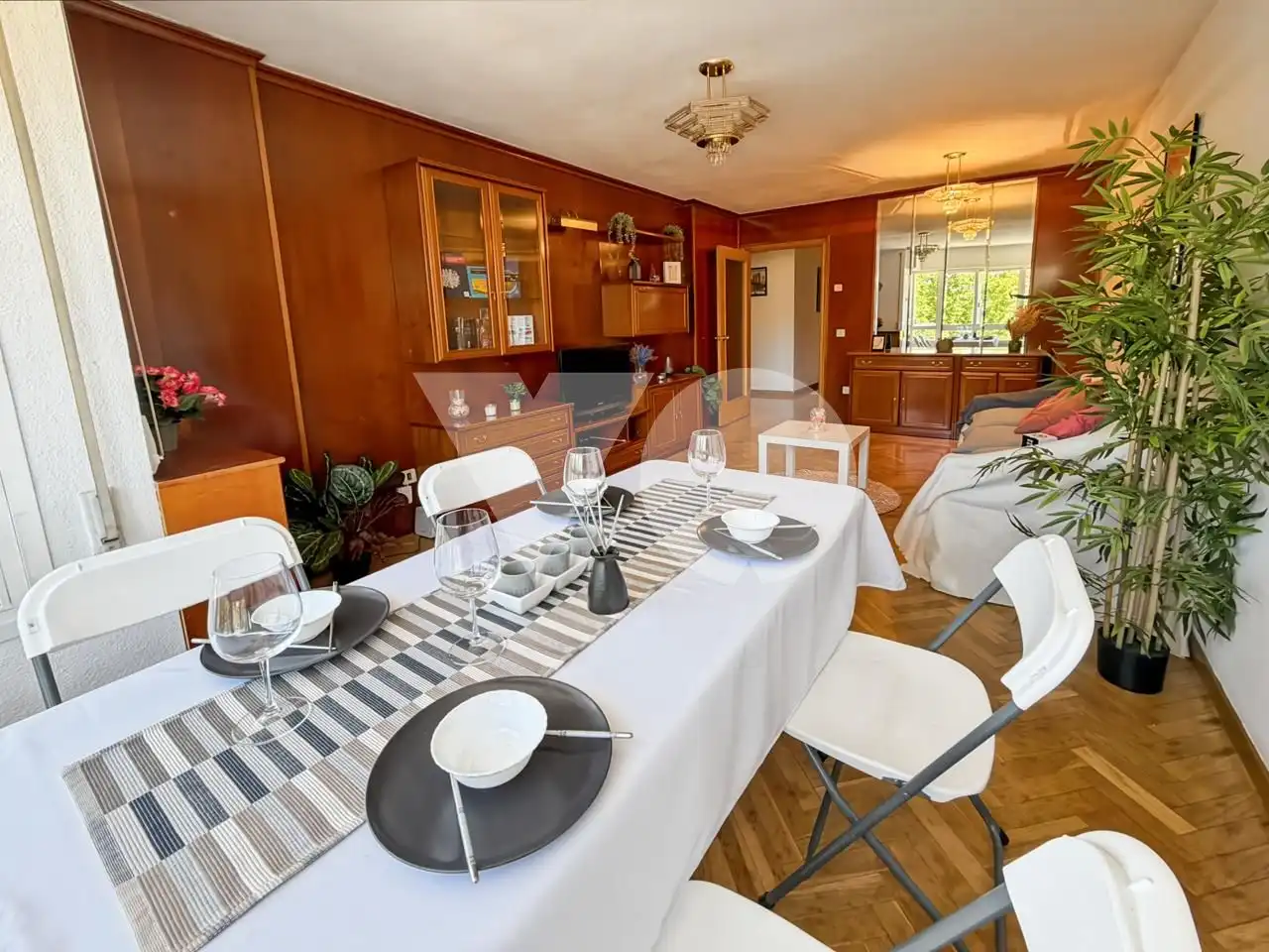 Dining room of Flat for sale in Madrid  with Air Conditioner, Heating and Parquet flooring