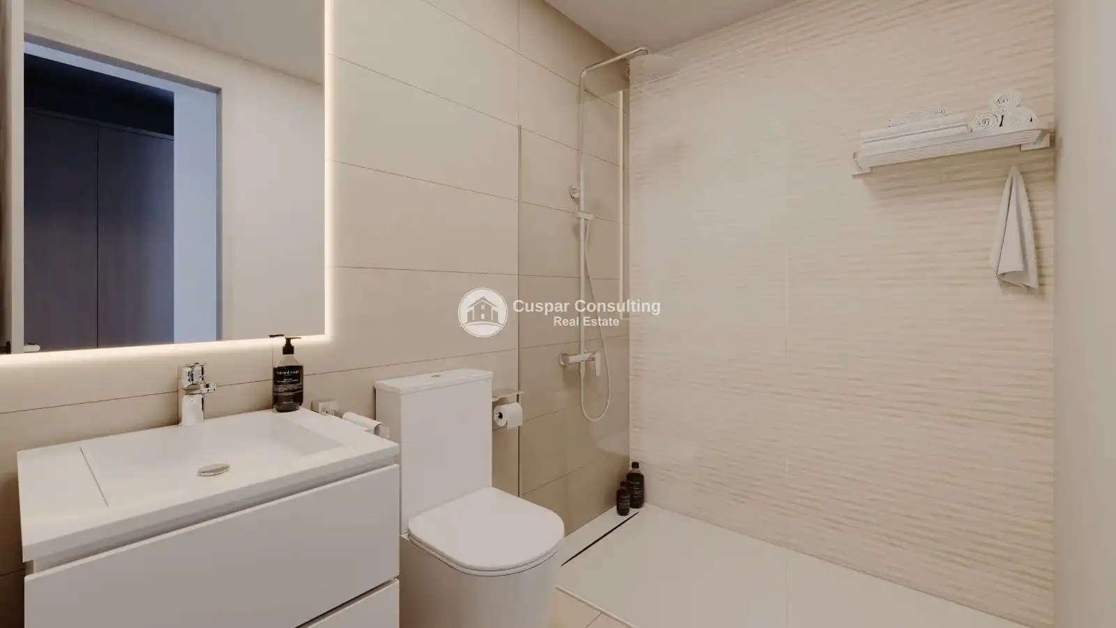 Bany de Apartament en venda en La Nucia amb Aire condicionat, Terrassa i Traster